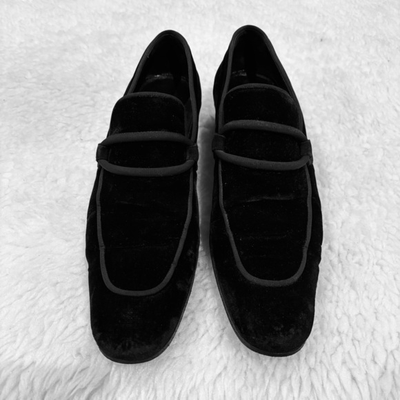 Yves Saint Laurent YSL Black Velvet Loafers size EU 40 US 7.5 main image 11